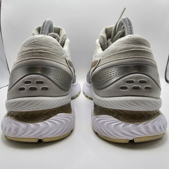 Asics Gel Nimbus 22 Grey Synthetic Lace-Up Womens 9 Shoes Sneakers - Picture 6 of 12